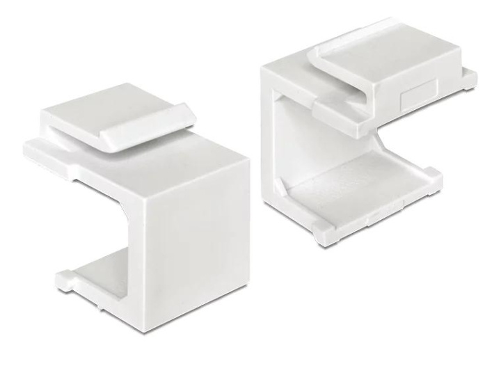 DeLOCK Keystone cover white 4 pieces i gruppen Datautstyr / Kabler og adaptere / Nettverk / Adaptere og koblinger hos TP E-commerce Nordic AB (C70745)