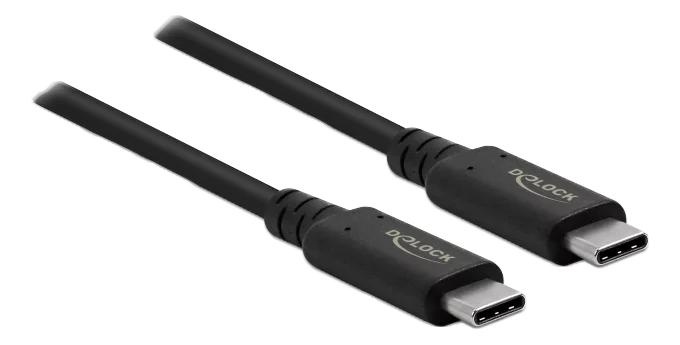 DeLOCK USB4™ 40 Gbps Coaxial Cable 0.8 m i gruppen Datautstyr / Kabler og adaptere / USB / USB-C hos TP E-commerce Nordic AB (C70774)