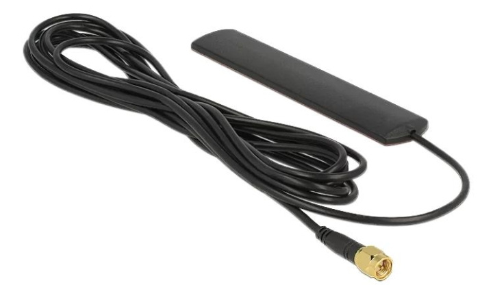 DeLOCK LTE Antenna SMA 3dBi fixed adhesive mounting i gruppen Datautstyr / Nettverk / Nettverkskort / USB hos TP E-commerce Nordic AB (C70786)