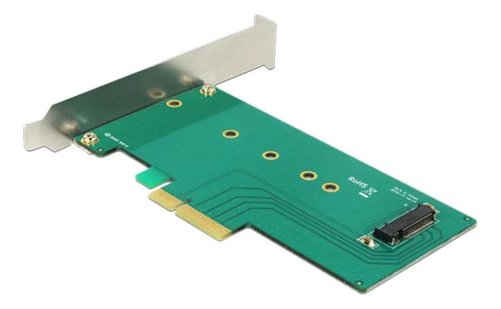 DeLOCK PCI Express x4 Card > 1 x internal NVMe M.2 Key M 110 mm i gruppen Datautstyr / Nettverk / Nettverkskort / PCI Express hos TP E-commerce Nordic AB (C70790)