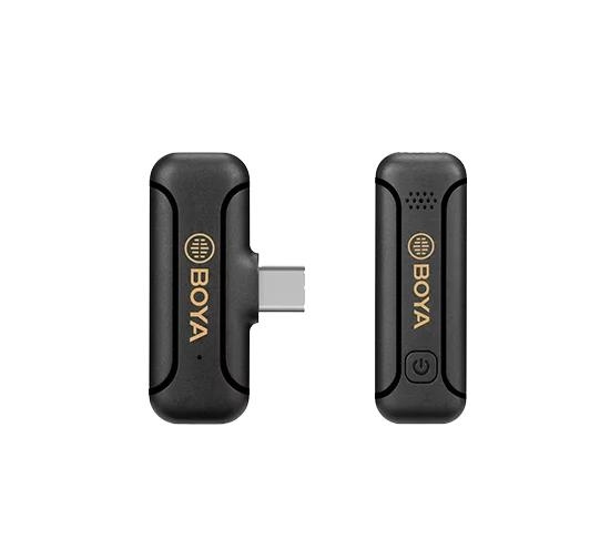 BOYA 2.4G Mini Wireless Microphone for Android/Type-C 1+1 i gruppen Datautstyr / Datamaskin Tilbehør / Mikrofoner hos TP E-commerce Nordic AB (C70825)