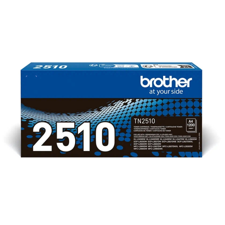 Brother Toner TN2510 TN-2510 Svart i gruppen Datautstyr / Skrivere og tilbehør / Blekk og toner / Toner / Brother hos TP E-commerce Nordic AB (C71091)