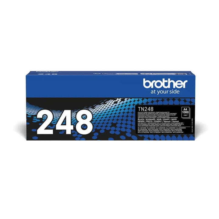 Brother Toner TN248BK TN-248 Svart i gruppen Datautstyr / Skrivere og tilbehør / Blekk og toner / Toner / Brother hos TP E-commerce Nordic AB (C71093)