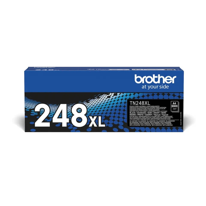 Brother Toner TN248XLBK TN-248 XL Svart i gruppen Datautstyr / Skrivere og tilbehør / Blekk og toner / Toner / Brother hos TP E-commerce Nordic AB (C71097)