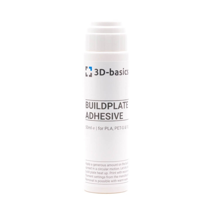 3D-basics Buildplate Adhesive Anti-Warping Solution 50ml i gruppen Datautstyr / Skrivere og tilbehør / Skrivere / 3D-skrivere og tilbehør / Tillbehör hos TP E-commerce Nordic AB (C71146)