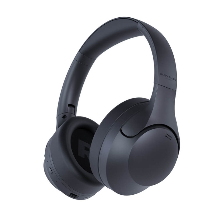 Happy Plugs Headphone Play Pro ANC Over-Ear Wireless Black i gruppen Elektronikk / Lyd & Bilde / Hodetelefoner & Tilbehør / Hodetelefoner hos TP E-commerce Nordic AB (C71228)