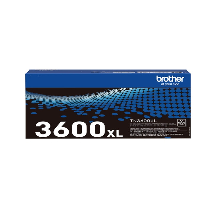 Brother Toner TN3600XL TN-3600 XL Black i gruppen Datautstyr / Skrivere og tilbehør / Blekk og toner / Toner / Brother hos TP E-commerce Nordic AB (C71328)