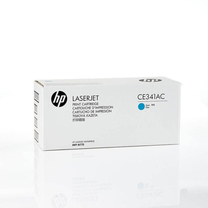 HP Toner CE341AC 651A Cyan Contract i gruppen Datautstyr / Skrivere og tilbehør / Blekk og toner / Toner / HP hos TP E-commerce Nordic AB (C71332)