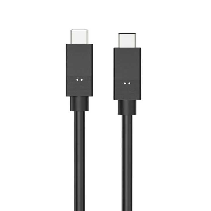 Gear Cable USB-C to USC-C 3.1 5A/100W/10GB Gen 2 1.5m Black i gruppen SMARTTELEFON & NETTBRETT / Ladere og Kabler / Kabler / Kabler type C hos TP E-commerce Nordic AB (C71371)