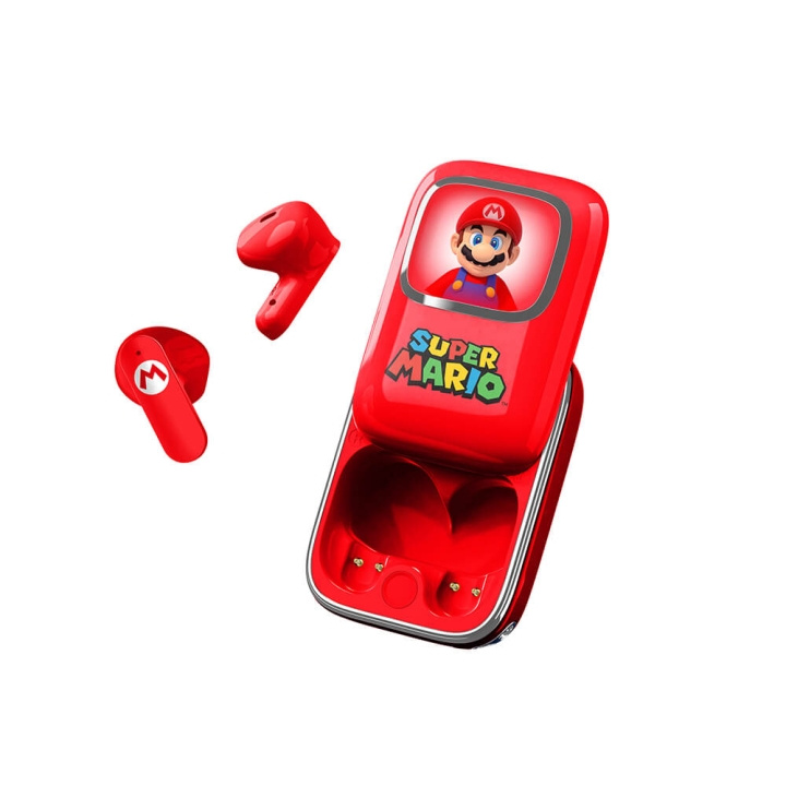 Super Mario Red Headphone In-Ear TWS Slide i gruppen Elektronikk / Lyd & Bilde / Hodetelefoner & Tilbehør / Hodetelefoner hos TP E-commerce Nordic AB (C71382)