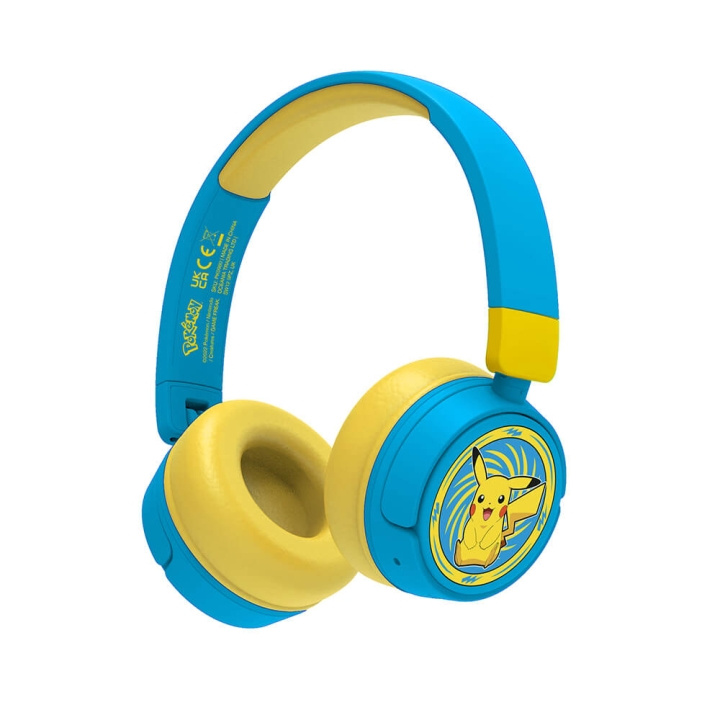 POKEMON Headphone On-Ear Wireless 85dB/95dB Sharing Aux i gruppen Elektronikk / Lyd & Bilde / Hodetelefoner & Tilbehør / Hodetelefoner hos TP E-commerce Nordic AB (C71396)