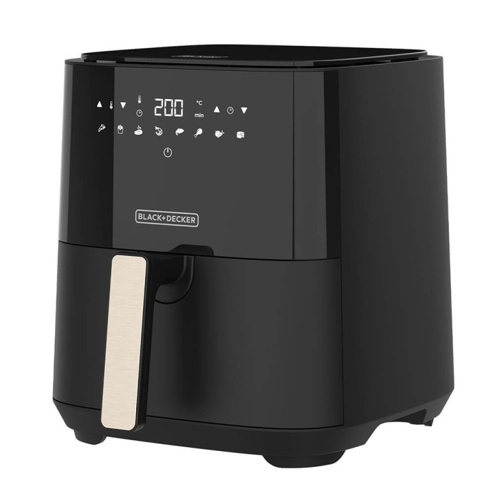 BLACK+DECKER Air Fryer Svart 5L 1450W i gruppen HJEM, HUS OG HAGE / Husholdningsapparater / Airfryers og frityrkokere hos TP E-commerce Nordic AB (C71415)