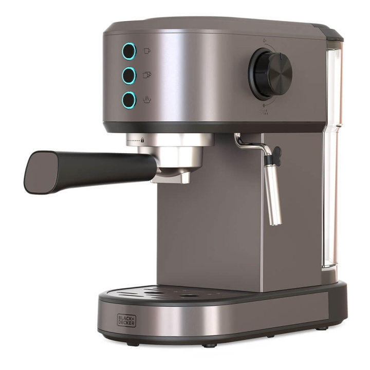 BLACK+DECKER Espressomaskin 20 Bar i gruppen HJEM, HUS OG HAGE / Husholdningsapparater / Kaffe og espresso / Espressomaskiner hos TP E-commerce Nordic AB (C71416)