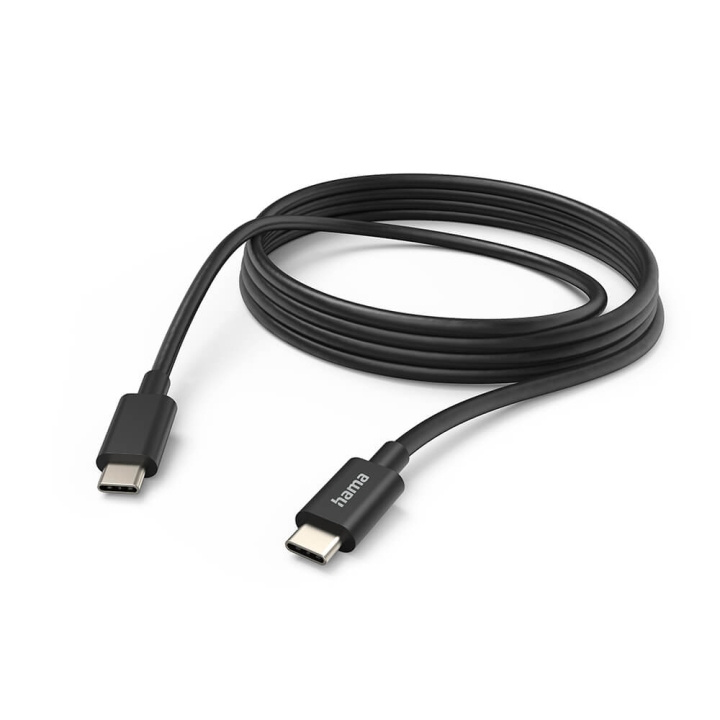 Hama Kabel Opladning/Data USB-C - USB-C 3.0m Svart i gruppen SMARTTELEFON & NETTBRETT / Ladere og Kabler / Kabler / Kabler type C hos TP E-commerce Nordic AB (C71543)