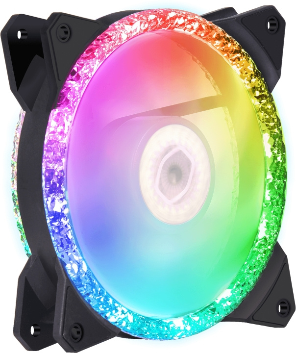 Cooler Master MasterFan MF120 Prismatic 3 i 1 PWM-viftekit, 120 mm, svart, 3-pakning i gruppen Datautstyr / PC-Komponenter / Kjøling / Vifter hos TP E-commerce Nordic AB (C71694)