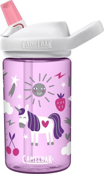 Camelbak Eddy+ Kids 0,4L flaske, Unicorn Party i gruppen LEKER, BARN OG BABY / Spise & drikke / Tåteflasker & tilbehør hos TP E-commerce Nordic AB (C71833)