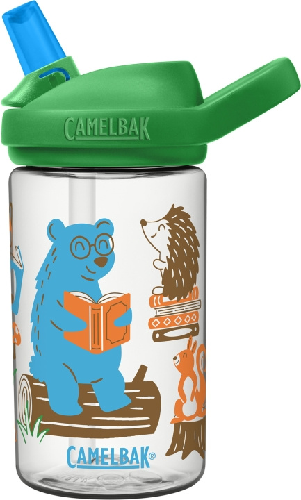 Camelbak Eddy+ Kids 0,4L vannflaske, Reading Animals i gruppen LEKER, BARN OG BABY / Spise & drikke / Tåteflasker & tilbehør hos TP E-commerce Nordic AB (C71849)