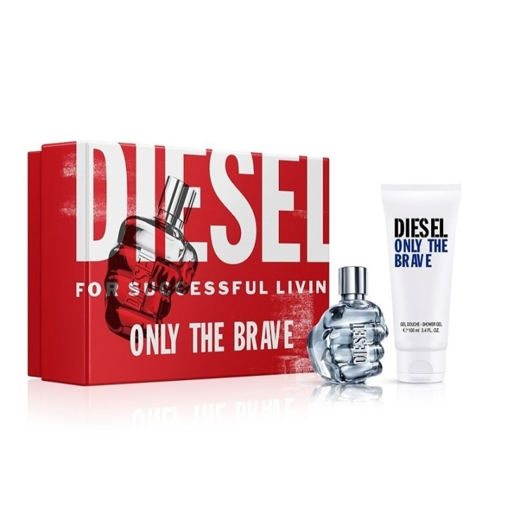 Diesel Giftset Diesel Only The Brave Edt 50ml + Shower Gel 100ml i gruppen HELSE OG SKJØNNHET / Gavesett / Gavesett for ham hos TP E-commerce Nordic AB (C71898)