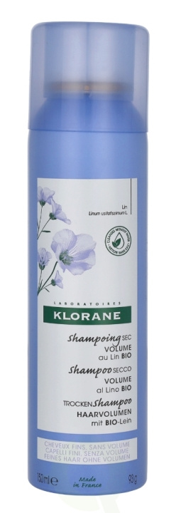 Klorane Linseed Dry Shampoo With Organic Flax 150 ml For Fine Limp Hair i gruppen HELSE OG SKJØNNHET / Hår & styling / Hårpleie / Tørrsjampo hos TP E-commerce Nordic AB (C71915)