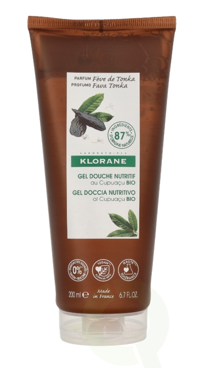 Klorane Shower Gel - Tonka Bean 200 ml i gruppen HELSE OG SKJØNNHET / Hudpleie / Kroppspleie / Bad- og dusjkrem hos TP E-commerce Nordic AB (C71960)