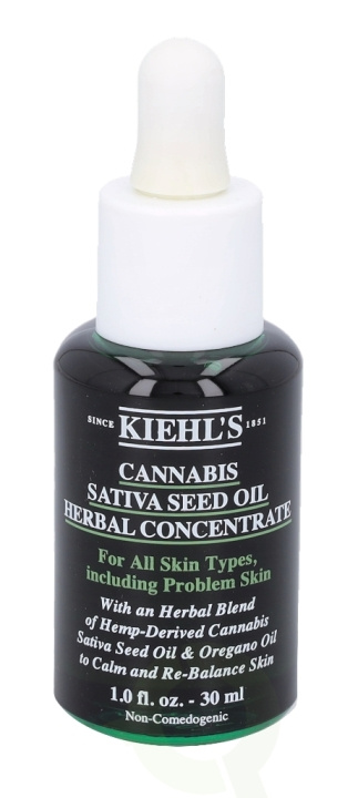 Kiehl\'s Cannabis Sativa Seed Oil Herbal Concentrate 30 ml i gruppen HELSE OG SKJØNNHET / Hudpleie / Kroppspleie / Kroppsolje hos TP E-commerce Nordic AB (C71984)