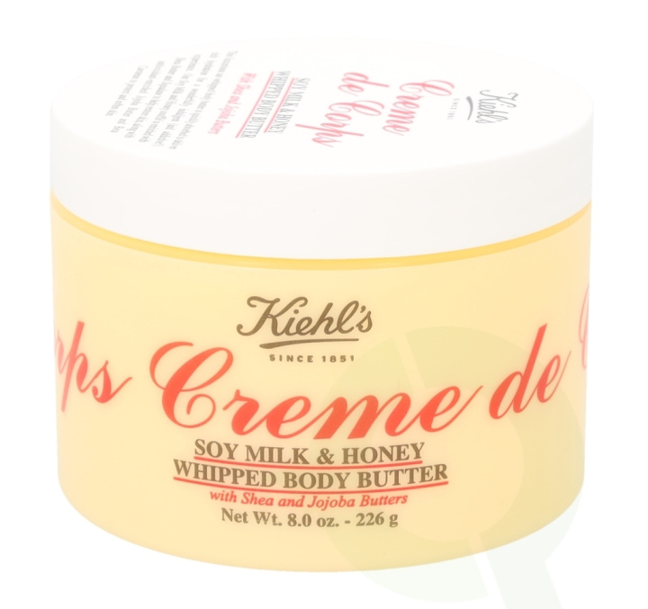 Kiehl\'s Creme De Corps Whipped Body Butter 226 g Soy Milk & Honey i gruppen HELSE OG SKJØNNHET / Hudpleie / Kroppspleie / Body lotion hos TP E-commerce Nordic AB (C71994)