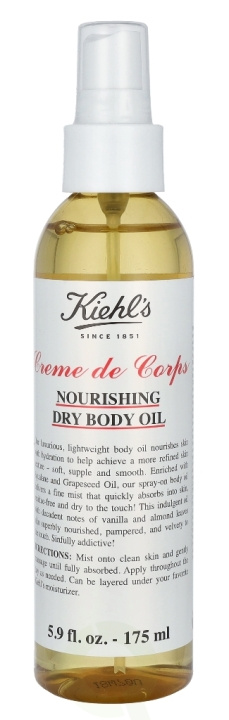 Kiehl\'s Creme De Corps Nourishing Dry Body Oil 175 ml i gruppen HELSE OG SKJØNNHET / Hudpleie / Kroppspleie / Kroppsolje hos TP E-commerce Nordic AB (C71996)