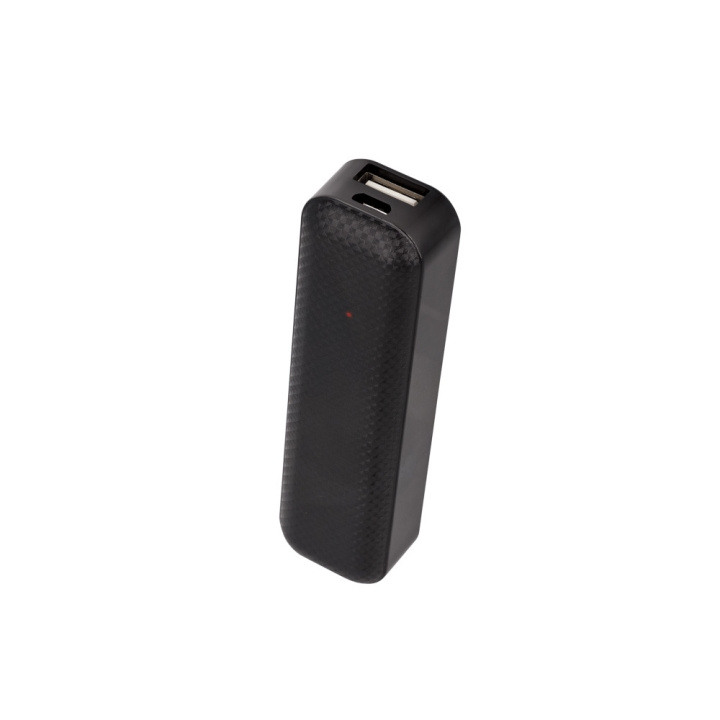 Setty Powerbank 2600 mAh Mini, Black i gruppen SMARTTELEFON & NETTBRETT / Ladere og Kabler / Powerbanks hos TP E-commerce Nordic AB (C72020)