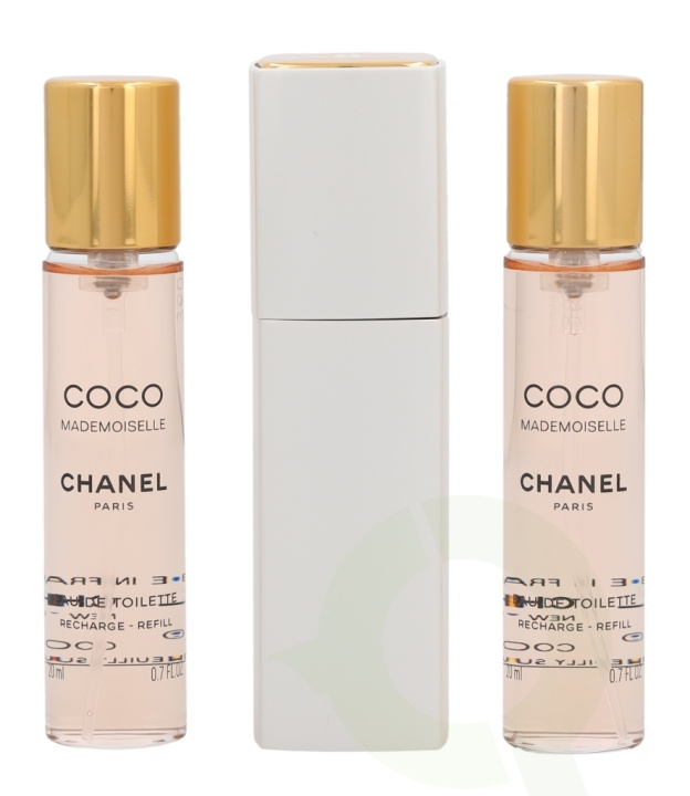 Chanel Coco Mademoiselle Giftset 60 ml 2x Edt Spray Refill 20Ml/1x Edt Spray 20Ml - Twist and Spray i gruppen HELSE OG SKJØNNHET / Gavesett / Gavesett for henne hos TP E-commerce Nordic AB (C72171)