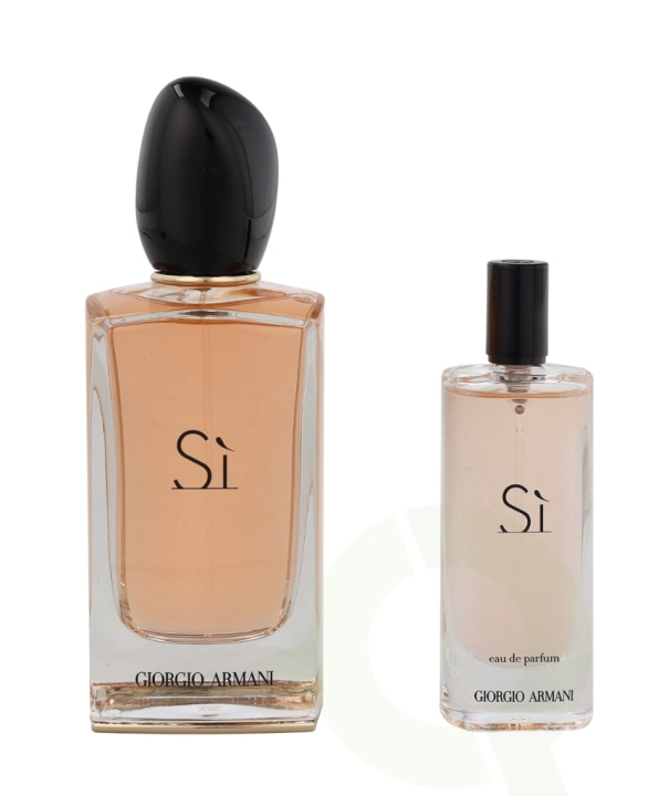 Armani Si Giftset 115 ml Edp Spray 100ml/Edp Spray 15ml i gruppen HELSE OG SKJØNNHET / Duft og parfyme / Parfyme / Parfyme for henne hos TP E-commerce Nordic AB (C72484)