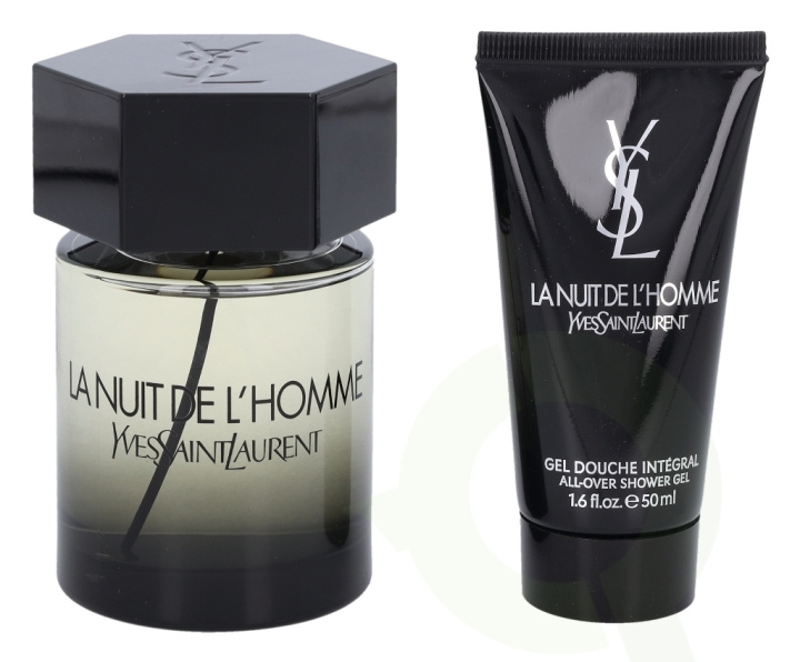 Yves Saint Laurent YSL La Nuit De L\'Homme Giftset 150 ml Edt Spray 100ml/Shower Gel 50ml i gruppen HELSE OG SKJØNNHET / Gavesett / Gavesett for ham hos TP E-commerce Nordic AB (C72595)