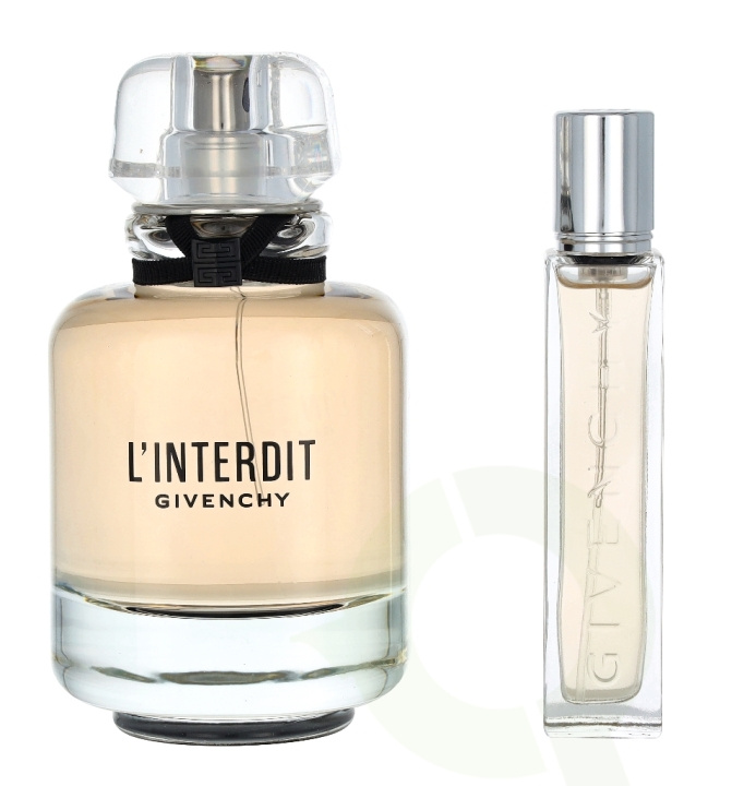 Givenchy L\'Interdit Giftset 92.5 ml Edp Spray 80ml/Edp 12,5ml i gruppen HELSE OG SKJØNNHET / Duft og parfyme / Parfyme / Parfyme for henne hos TP E-commerce Nordic AB (C72971)