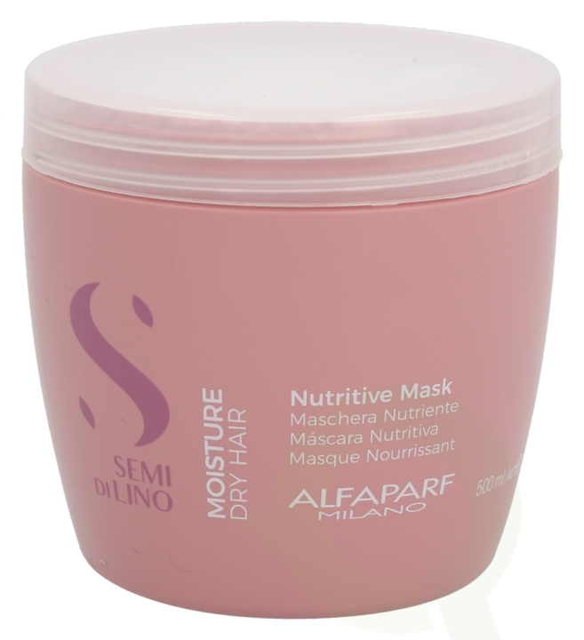 Alfaparf Semi Di Lino Nutritive Mask 500 ml Moisture Dry Hair i gruppen HELSE OG SKJØNNHET / Hår & styling / Hårpleie / Hårmaske hos TP E-commerce Nordic AB (C73027)