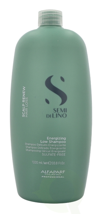 Alfaparf Semi Di Lino Scalp Renew Energizing Shampoo 1000 ml Scalp Renew, Hair Losse i gruppen HELSE OG SKJØNNHET / Hår & styling / Hårpleie / Sjampo hos TP E-commerce Nordic AB (C73040)