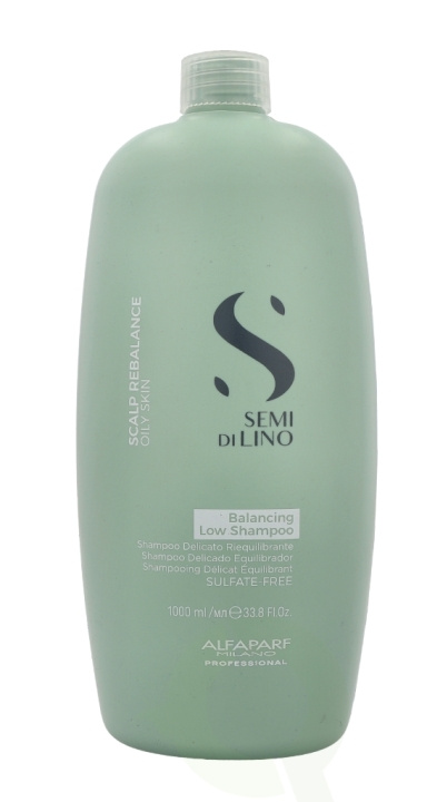 Alfaparf Semi Di Lino Scalp Rebalance Balancing Shampoo 1000 ml Low i gruppen HELSE OG SKJØNNHET / Hår & styling / Hårpleie / Sjampo hos TP E-commerce Nordic AB (C73045)