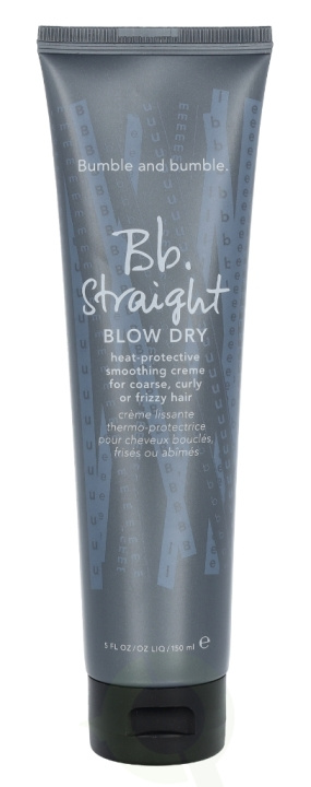 Bumble and Bumble Bumble & Bumble Straight Blow Dry 150 ml Heat-Protective Smoothing Creme, For Coarse, Curly Or Frizzy Hair i gruppen HELSE OG SKJØNNHET / Hår & styling / Hårstyling / Stylingkrem hos TP E-commerce Nordic AB (C73267)