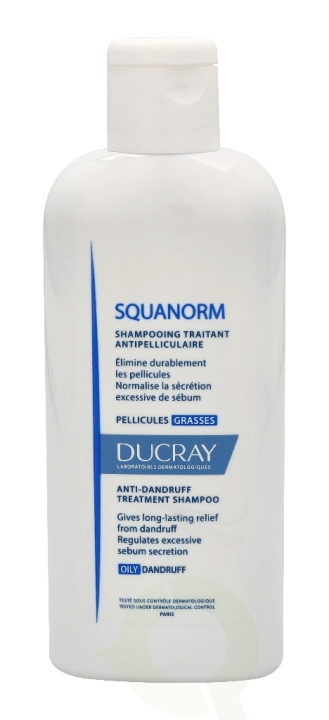 Ducray Squanorm Anti-Dandruff Treatment Shampoo 200 ml Dry i gruppen HELSE OG SKJØNNHET / Hår & styling / Hårpleie / Sjampo hos TP E-commerce Nordic AB (C73336)