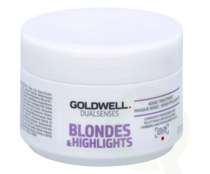 Goldwell Dualsenses B&H 60S Treatment 200 ml For Blonde Hair i gruppen HELSE OG SKJØNNHET / Hår & styling / Hårpleie / Hårmaske hos TP E-commerce Nordic AB (C73358)