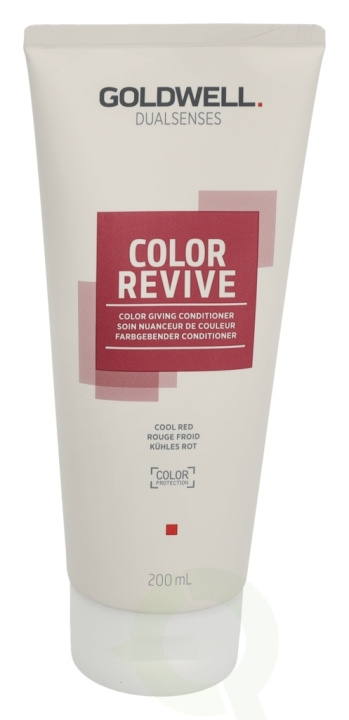 Goldwell Dualsenses Color Revive Color Giving Conditioner 200 ml Cool Red i gruppen HELSE OG SKJØNNHET / Hår & styling / Hårpleie / Hårfarge / Hårfarge & Fargebombe hos TP E-commerce Nordic AB (C73380)