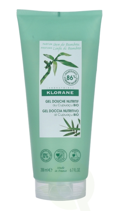 Klorane Shower Gel - Bamboo 200 ml i gruppen HELSE OG SKJØNNHET / Hudpleie / Kroppspleie / Bad- og dusjkrem hos TP E-commerce Nordic AB (C73482)