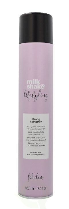 Milk_Shake Lifestyling Strong Hold Hairspray 500 ml Strong Hold Hair Spray/For Colour-treated Hair i gruppen HELSE OG SKJØNNHET / Hår & styling / Hårstyling / Hårspray hos TP E-commerce Nordic AB (C73604)