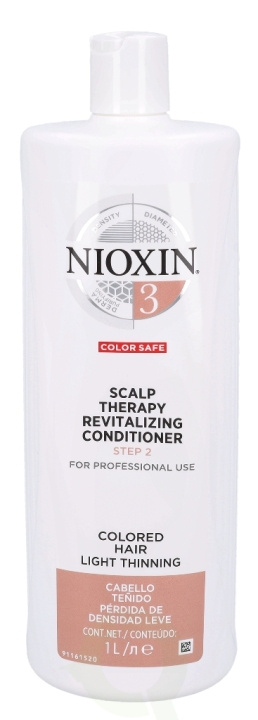 Nioxin System 3 Scalp Therapy Revitalizing Conditioner 1000 ml Step 2 i gruppen HELSE OG SKJØNNHET / Hår & styling / Hårpleie / Balsam hos TP E-commerce Nordic AB (C73662)