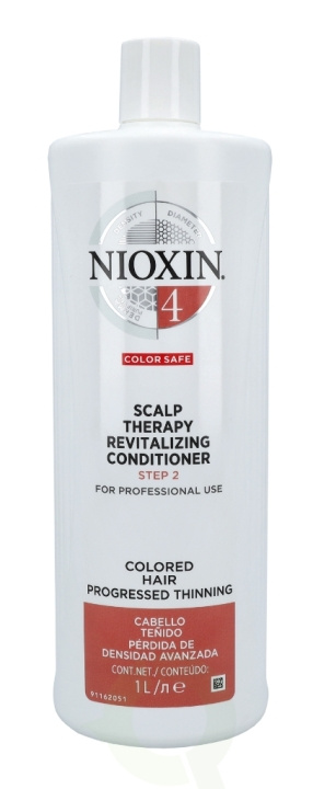 Nioxin System 4 Scalp Therapy Revitaliser Conditioner 1000 ml Step 2/ Colored Hair i gruppen HELSE OG SKJØNNHET / Hår & styling / Hårpleie / Balsam hos TP E-commerce Nordic AB (C73670)