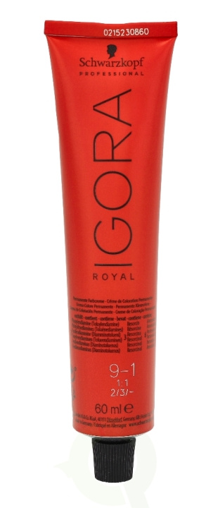 Schwarzkopf Igora Royal Permanent Color Creme 60 ml 45536 i gruppen HELSE OG SKJØNNHET / Hår & styling / Hårpleie / Hårfarge / Hårfarge & Fargebombe hos TP E-commerce Nordic AB (C73810)