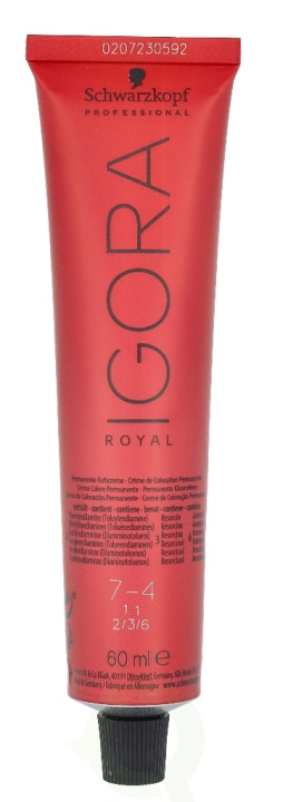 Schwarzkopf Igora Royal Permanent Color Creme 60 ml 45477 i gruppen HELSE OG SKJØNNHET / Hår & styling / Hårpleie / Hårfarge / Hårfarge & Fargebombe hos TP E-commerce Nordic AB (C73814)