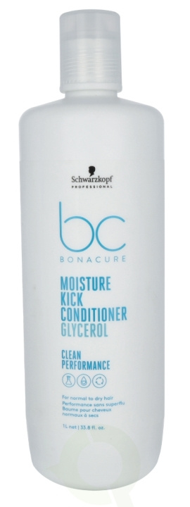 Schwarzkopf Bonacure Hyaluronic Moisture Kick Conditioner 1000 ml For Normal To Dry Hair i gruppen HELSE OG SKJØNNHET / Hår & styling / Hårpleie / Balsam hos TP E-commerce Nordic AB (C73817)