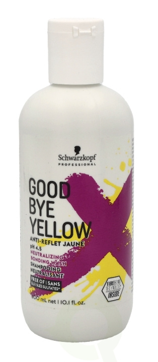 Schwarzkopf Goodbye Yellow Shampoo PH 4.5 300 ml Sulfate-Free i gruppen HELSE OG SKJØNNHET / Hår & styling / Hårpleie / Sjampo hos TP E-commerce Nordic AB (C73830)