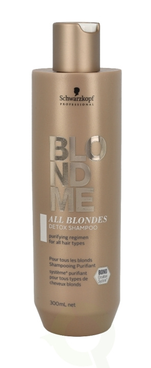 Schwarzkopf Blond Me All Blondes Detox Shampoo 300 ml For All Hair Types i gruppen HELSE OG SKJØNNHET / Hår & styling / Hårpleie / Sjampo hos TP E-commerce Nordic AB (C73838)