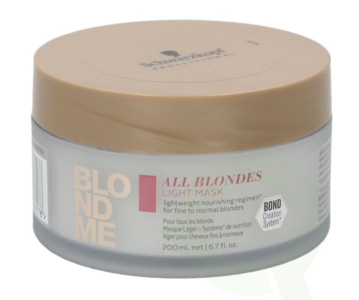 Schwarzkopf Blond Me All Blondes Light Mask 200 ml i gruppen HELSE OG SKJØNNHET / Hår & styling / Hårpleie / Hårmaske hos TP E-commerce Nordic AB (C73840)