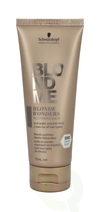 Schwarzkopf Blond Me Blonde Wonders Restoring Balm 75 ml i gruppen HELSE OG SKJØNNHET / Hår & styling / Hårpleie / Balsam hos TP E-commerce Nordic AB (C73848)